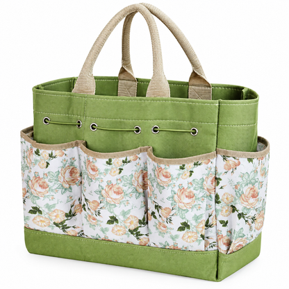 Bloom & Grow Floral Gardening Gift Set with Tool Tote