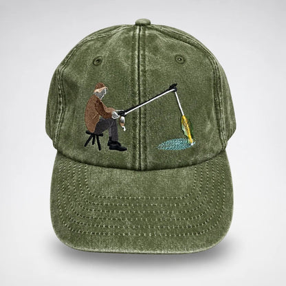🔥LAST DAY 50% OFF - 🎣🧢 Catch of the Day Interactive Fishing Cap