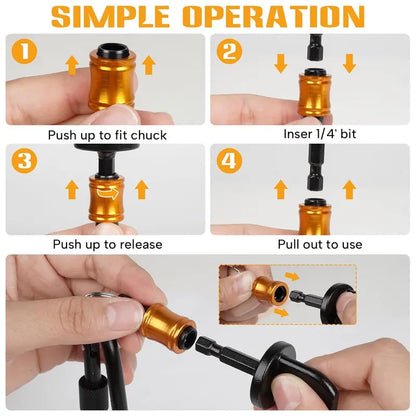 ⚡Copper Pipe Swage Tool Kit – 6 Drill Bits for A/C Repair (1/4"–7/8")