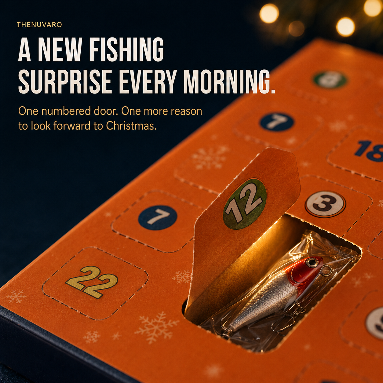 🎣 24-Day Fishing Lure Advent Calendar – 24 Daily Tackle Surprises for Anglers