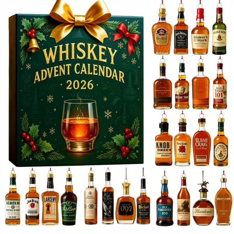 2026 Champagne Advent Calendar – 24-Day Christmas Countdown Gift
