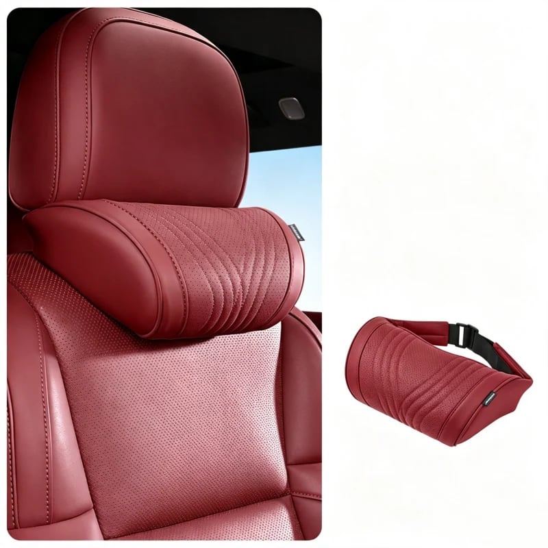 💯Premium Car Seat Headrest & Lumbar Support Cushion