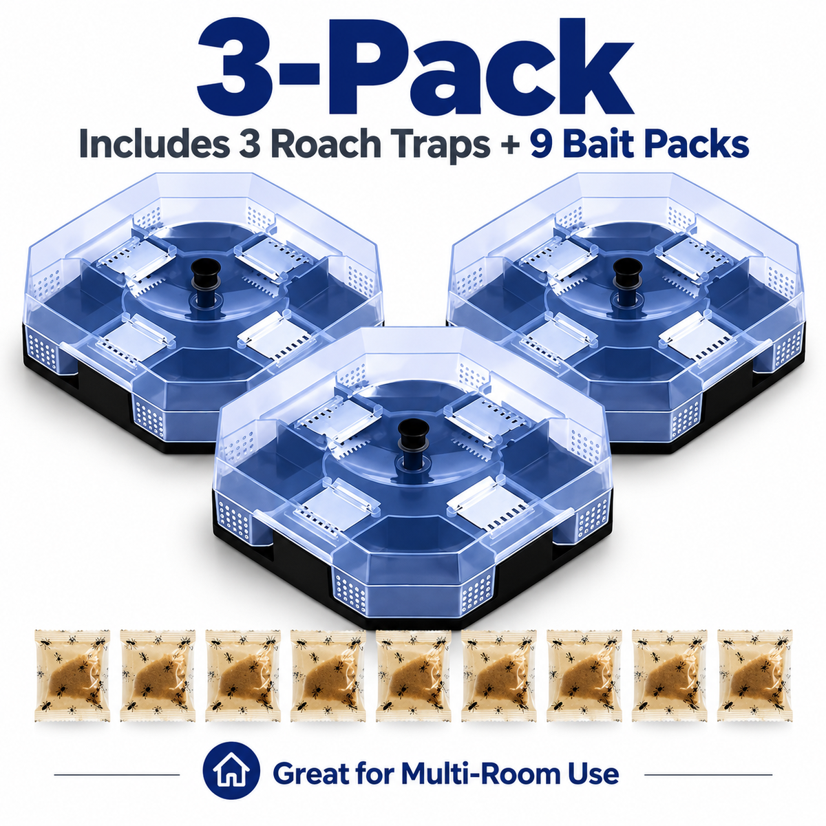 🪳 50% OFF Reusable Roach Trap – Catch Crawling Pests Without Spraying