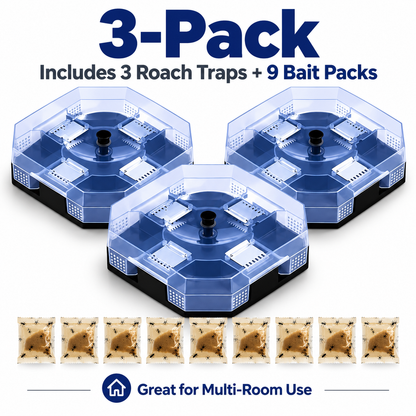 🪳 50% OFF Reusable Roach Trap – Catch Crawling Pests Without Spraying