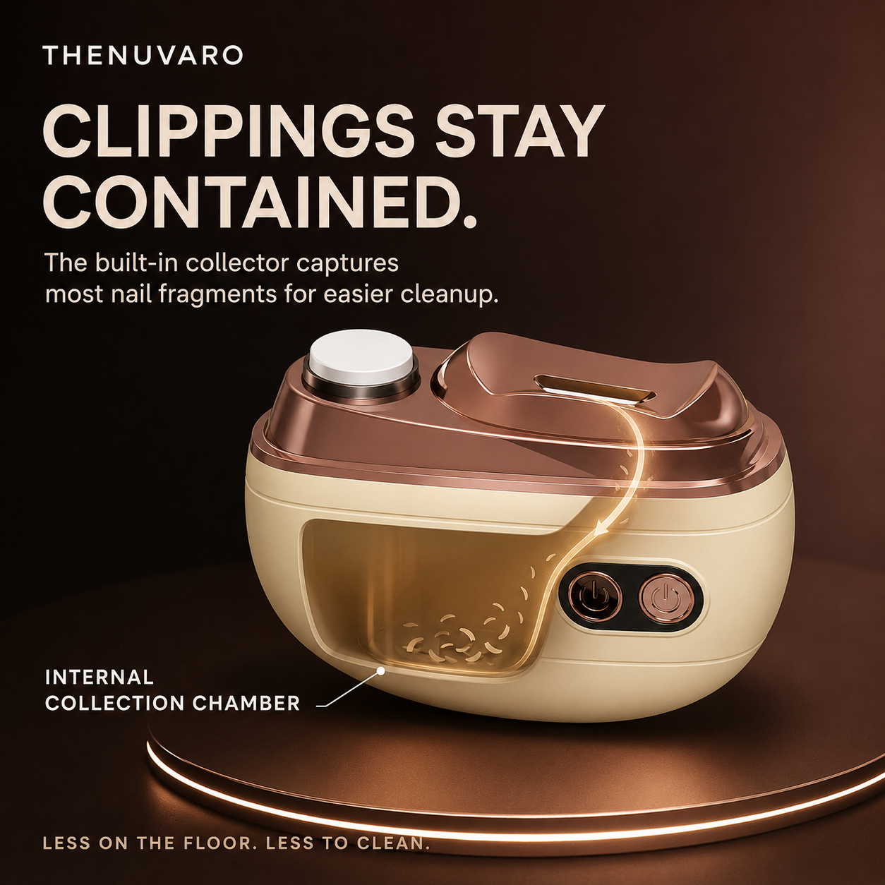 💅 3-in-1 Electric Nail Clipper – Trim, Smooth & Collect with Less Mess