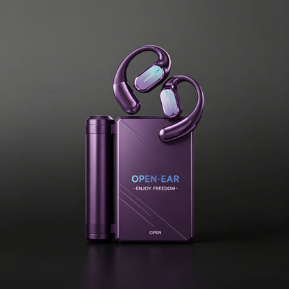 Open Ear Wireless Earbuds, Foldable Bluetooth Headphones