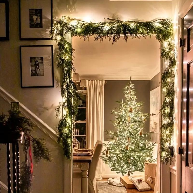 🎄Lush Artificial Cedar Garland 🔥Buy 2 Free Shipping