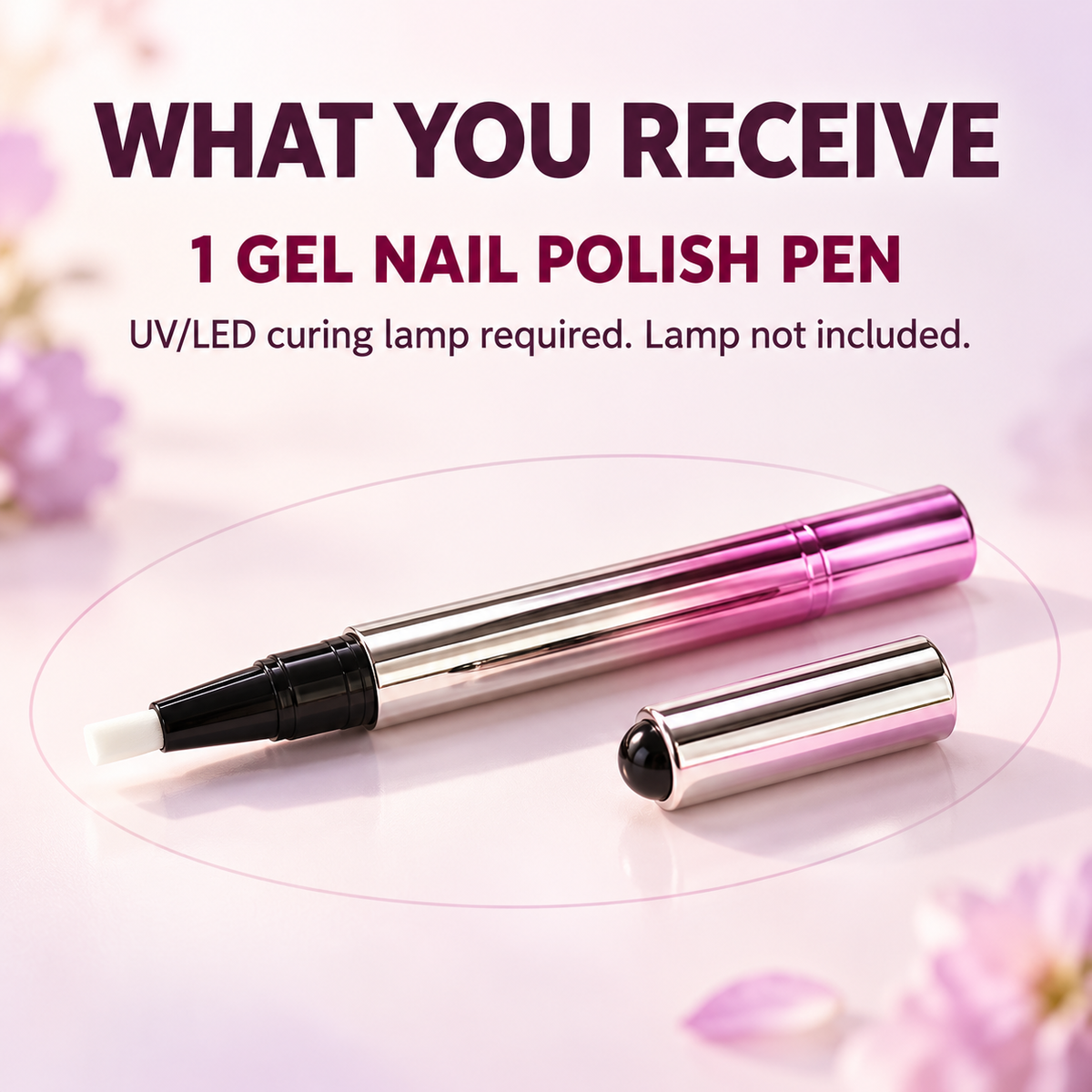 💅 One-Step Gel Nail Polish Pen – Portable Manicure & Pedicure Color