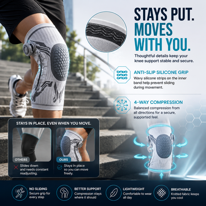 🦵 Not Just a Knee Sleeve — Adjustable Support That Fits You