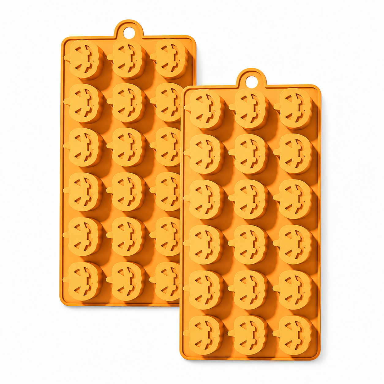 🎃 18-Cavity Halloween Pumpkin Silicone Mold | DIY Chocolate & Candy Treat Maker🍫