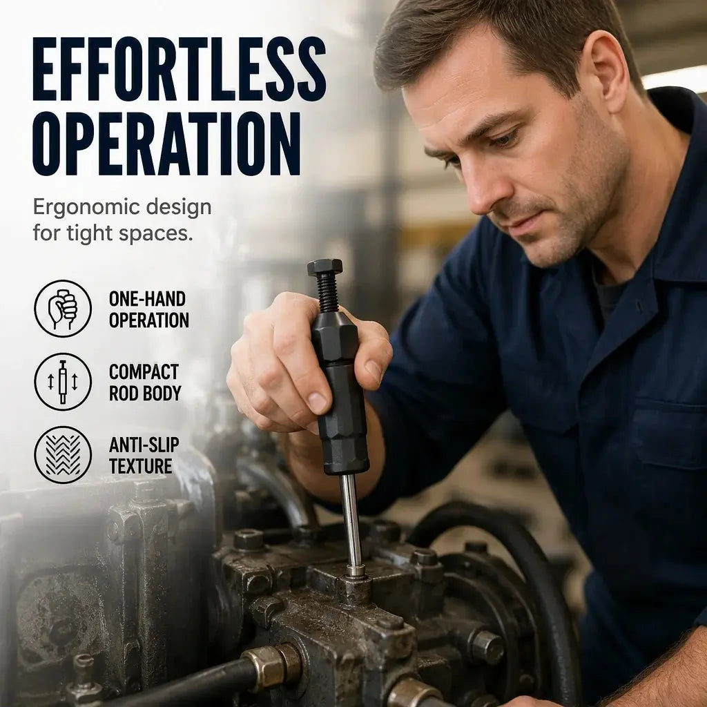 🚜 HEAVY EQUIPMENT ESSENTIAL | Grease Fitting Cleaner Tool – High-Pressure Unclogging Tool for Excavators, Tractors & Trucks