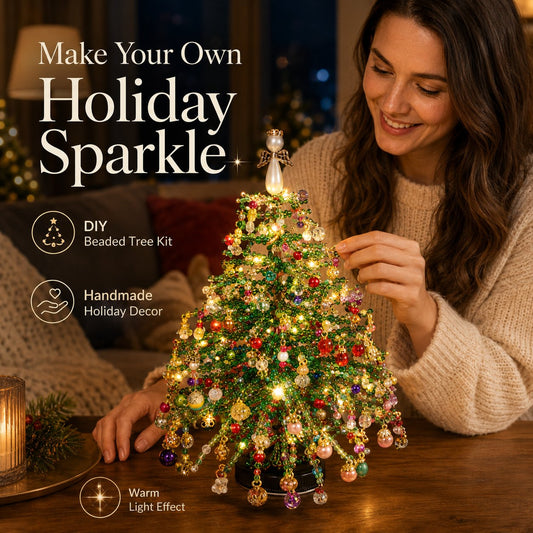 🎁 Unique Christmas Gift 2026 | DIY Beaded Christmas Tree Craft Kit for Creative Holiday Fun