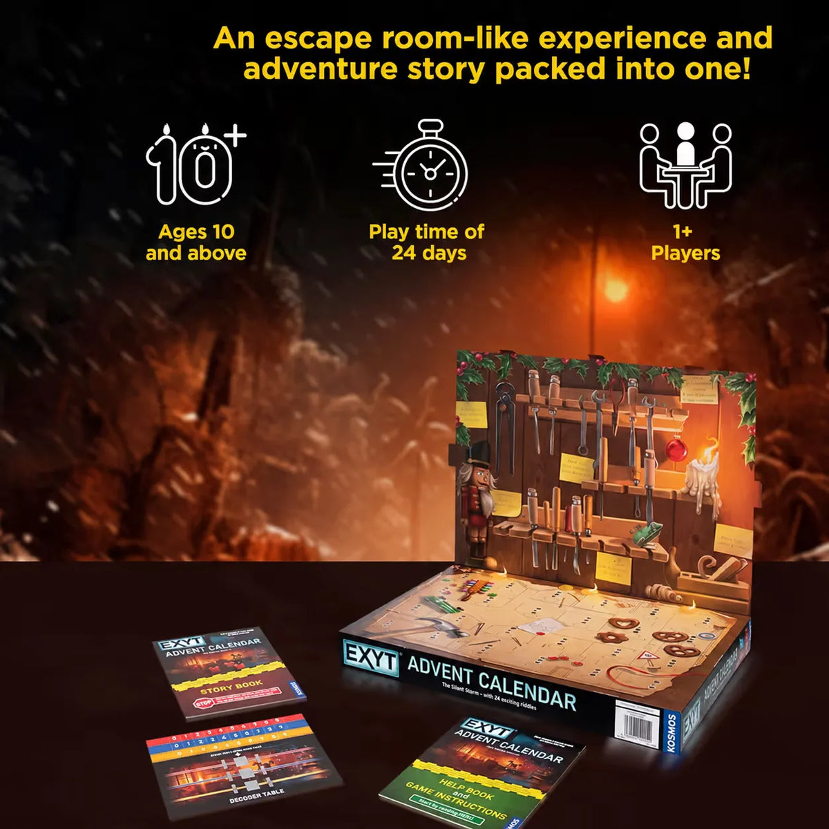🎄Escape the Workshop! Advent Calendar – 🗝️ ✨ 24 Days of Puzzle Adventure & Fun