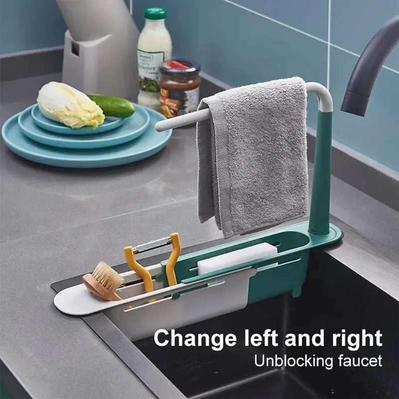 Retractable Thickened PP Sink Organizer