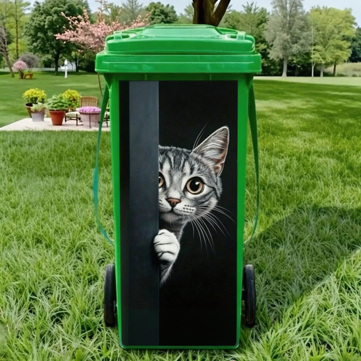 🔥Flash Sale 49% OFF✨ Creative Colourful Cartoon Trash Can Sticker, DIY Funny Bin Decal for Home Bathroom Kitchen&Brighten Your Community