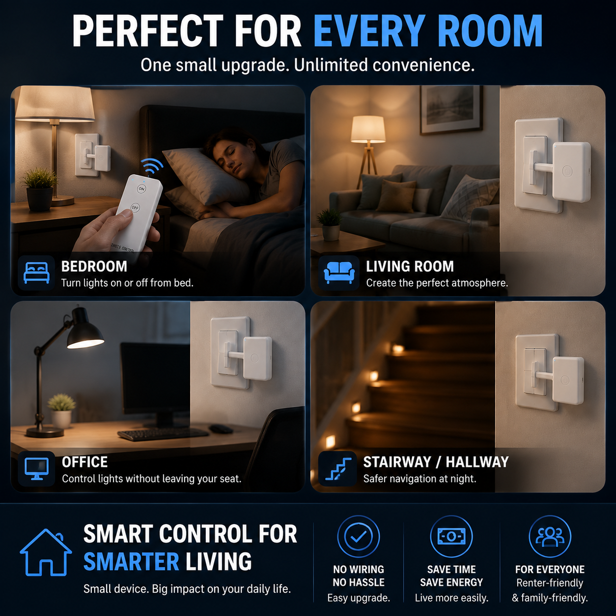 💡 Smart Switch Bot | Automatic Light Switch Controller😴