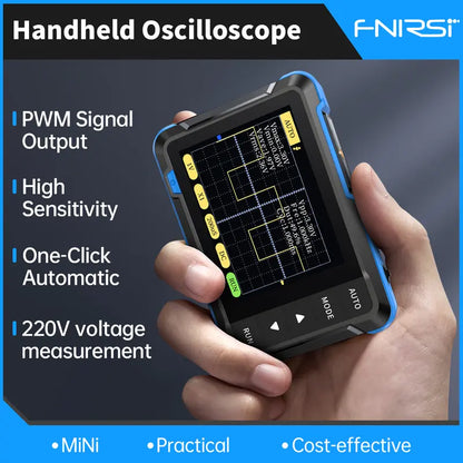 🚗 FNIRSI DSO-152 Mini Oscilloscope – Pocket-Sized Signal Tester for Car Audio Tuning, Circuit Diagnostics & DIY Electronics ⚡