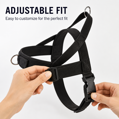🐾 Comfortable & All-Day Dog Harness – Adjustable, No-Pull, Safe for All Breeds