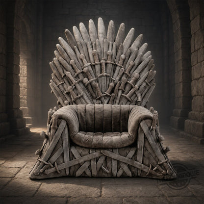 👑Luxury Pet Throne Bed Chair For Dogs Cats – Fantasy Royal Style Pet Furniture