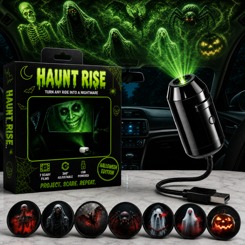 🎃 Haunt Rise Halloween Projector – Create a Spooky Atmosphere for Haunted House & Party Decor