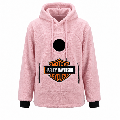 🐾 Rider Pet Carrier Sherpa Hoodie – Cozy Hands-Free Dog Carrying Hoodie