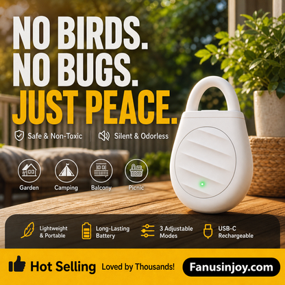 🐦Portable Ultrasonic Bird Repellent Keychain-No more trouble from birds, beasts and locusts