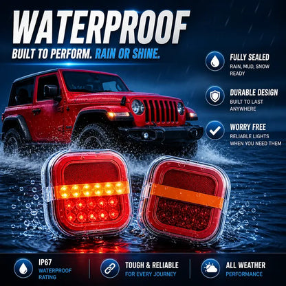 🔥HOT SALE 49% OFF🚨 Heavy-Duty LED Trailer Lights – Bright, Reliable & Road Ready