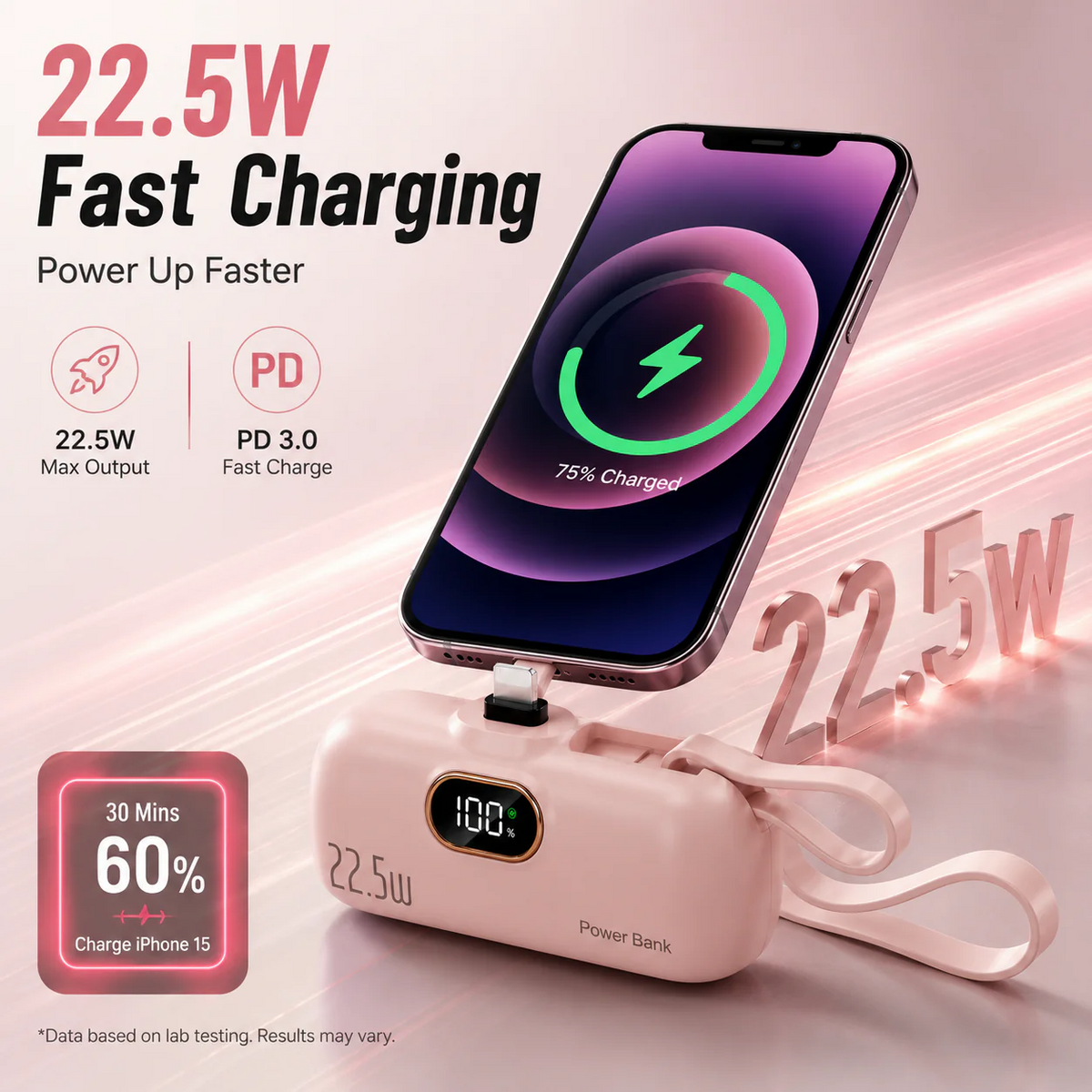 🔋 50% OFF Mini Power Bank – Pocket-Sized 22.5W Fast Charger for Everyday Power