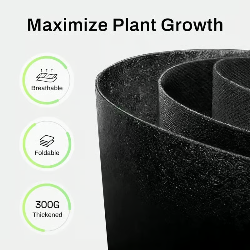 Heavy-Duty Fabric Grow Bags – Breathable Reusable Plant Pots