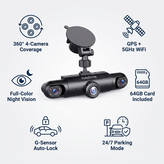 Halo Drive Wireless Dashcam