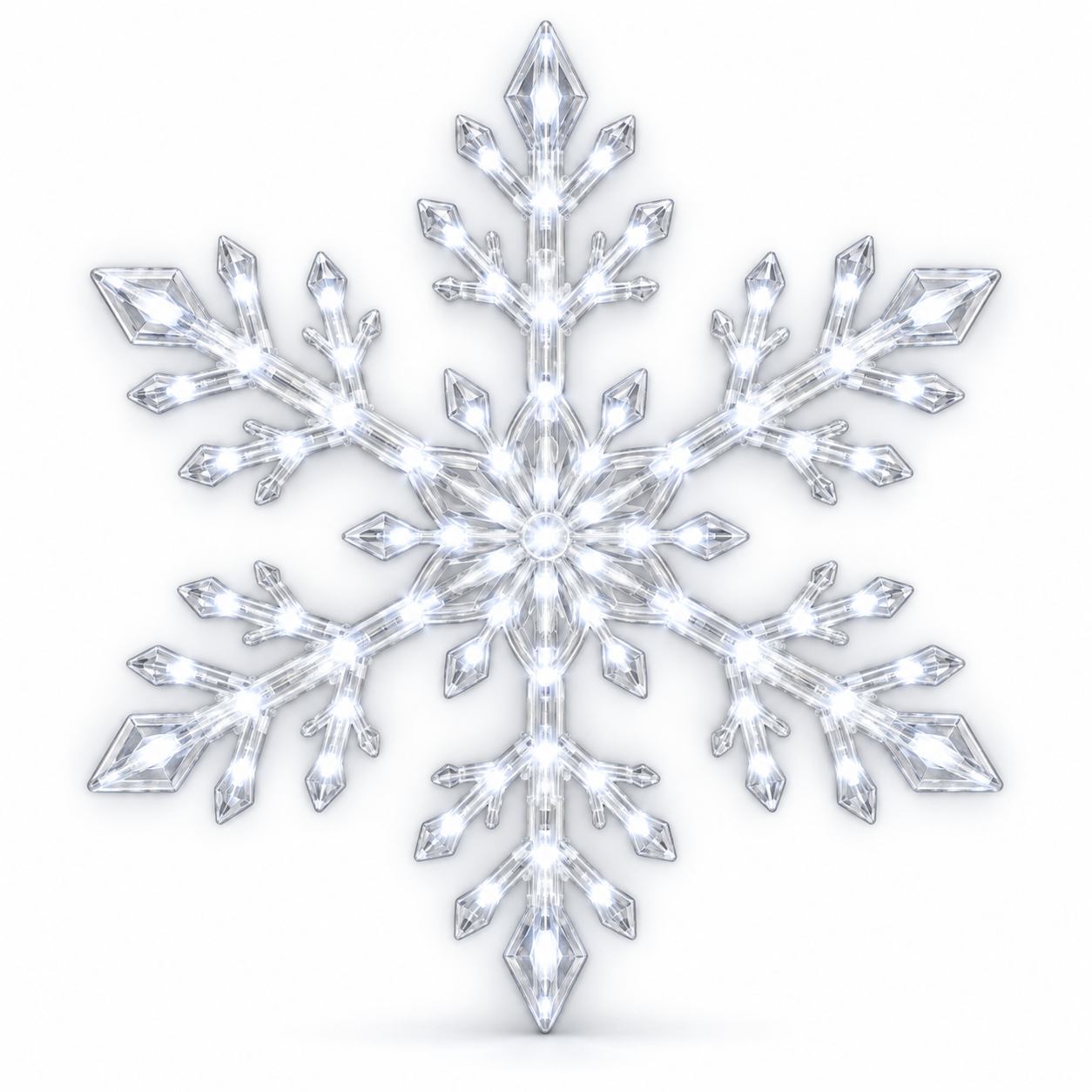 💙 WINTER WONDERLAND FAVORITE | Blue & White LED Snowflake Lights – Christmas Wall Decor for Living Rooms & Bedrooms