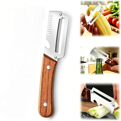 🪵Meat Shredder Claw Tool – BBQ Chicken Puller & Multi-Function Kitchen Shredder with Wooden Handle