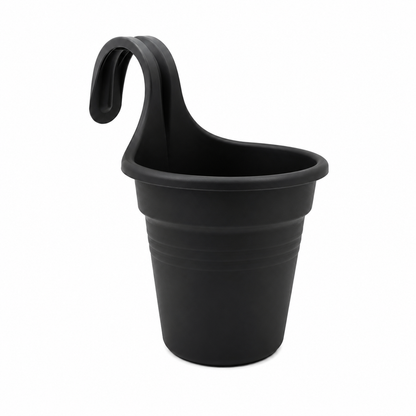 Balcony Hanging Planter – No Tools Rail Flower Pot | Space-Saving Garden Pot