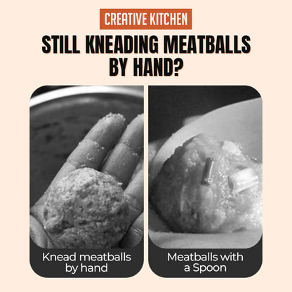 🎁 Buy one, get one free! 🔥 Creative 3-in-1 meatball mould – make three perfect meatballs at once – no need to get your hands dirty – a kitchen essential!