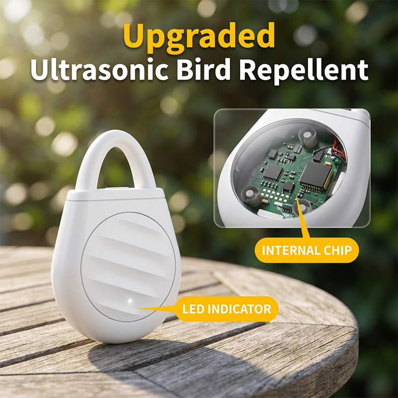 🐦Portable Ultrasonic Bird Repellent Keychain-No more trouble from birds, beasts and locusts