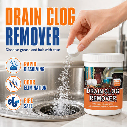 🫧 Effervescent Drain Cleaner Tablets – Easy Drop-In Solution for Clogs & Odors