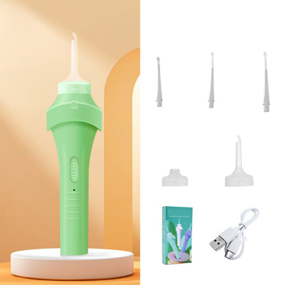 👂 LED Ear Wax Removal Tool – 65kPa Suction Ear Cleaner with Light, Soft Silicone Tips & Rechargeable Home Ear Care Kit
