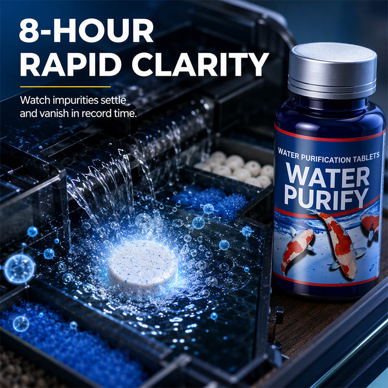 🐠 Aquarium Nitrifying Bacteria Tablets – 120PC Bio Filter Support