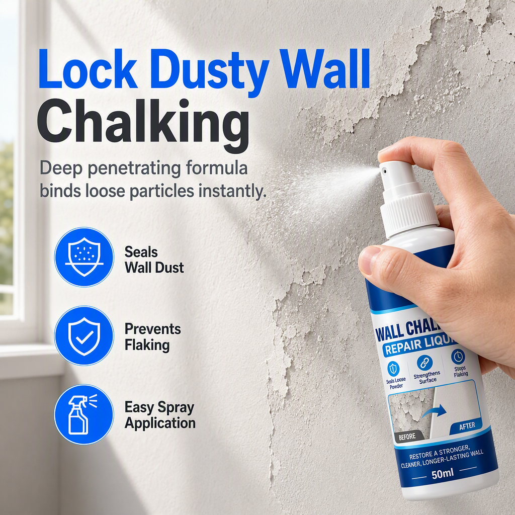 🧱🔥 50% OFF Wall Repair Liquid Curing Agent ✨ Deep Penetrating Plaster Hardener For Crumbling Walls