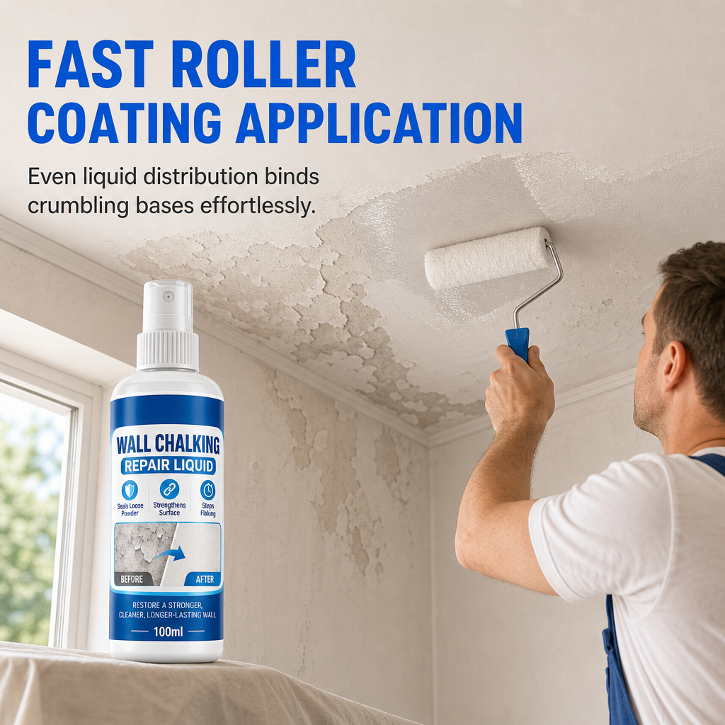 🧱🔥 50% OFF Wall Repair Liquid Curing Agent ✨ Deep Penetrating Plaster Hardener For Crumbling Walls