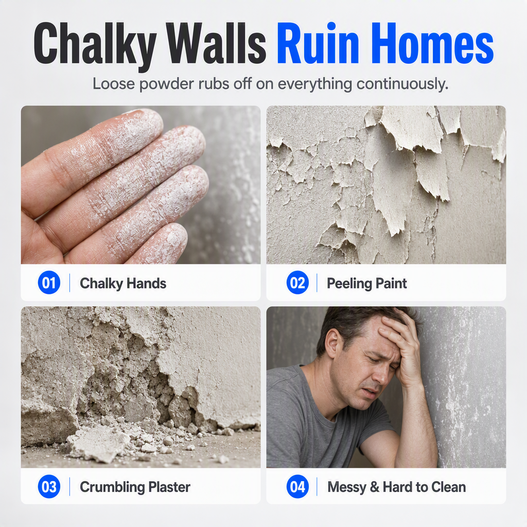 🧱🔥 50% OFF Wall Repair Liquid Curing Agent ✨ Deep Penetrating Plaster Hardener For Crumbling Walls