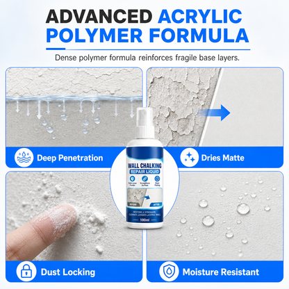 🧱🔥 50% OFF Wall Repair Liquid Curing Agent ✨ Deep Penetrating Plaster Hardener For Crumbling Walls