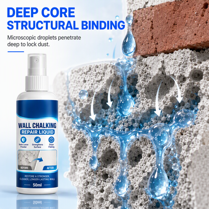 🧱🔥 50% OFF Wall Repair Liquid Curing Agent ✨ Deep Penetrating Plaster Hardener For Crumbling Walls