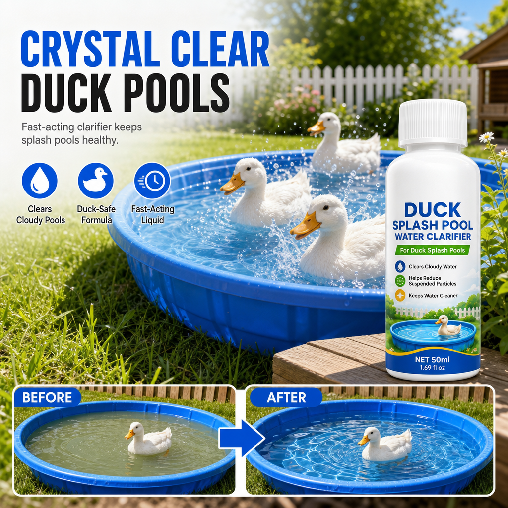 🦆 Duck Pond Water Clarifier – Cloudy Water Treatment for Cleaner Outdoor Pools ✨