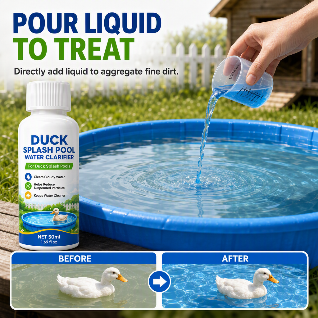 🦆 Duck Pond Water Clarifier – Cloudy Water Treatment for Cleaner Outdoor Pools ✨