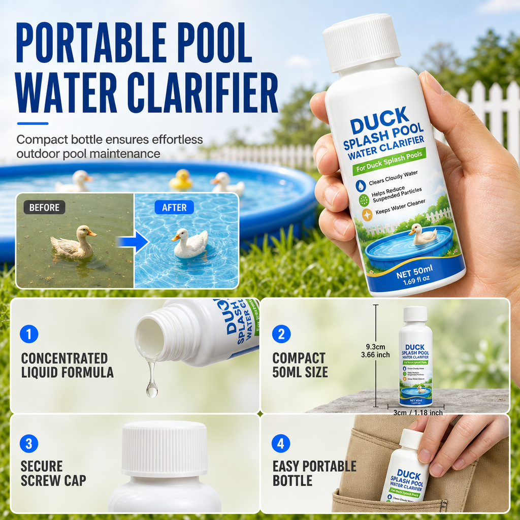 🦆 Duck Pond Water Clarifier – Cloudy Water Treatment for Cleaner Outdoor Pools ✨