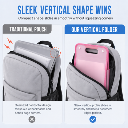 📂 50% off. 13-Pocket A4 Accordion File Organizer | Vertical School Folder✨🎒