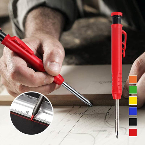 📢📢50% OFF !! ⏰Multifunctional, quick-drying carpenter’s pencil with pencil leads