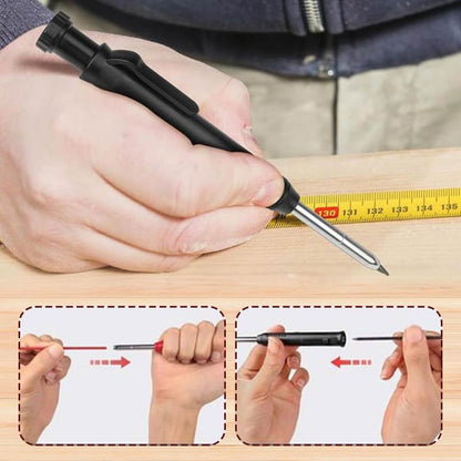 📢📢50% OFF !! ⏰Multifunctional, quick-drying carpenter’s pencil with pencil leads