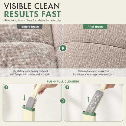 Double-Sided Electrostatic Lint Remover Brush